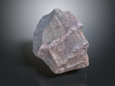 Natural Stone Block With Rough Surface And Irregular Shape For Home Decoration 3d model