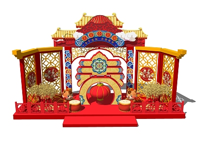 Chinese Style Beauty Chen Spring Festival New Year Beauty Chen 3d model