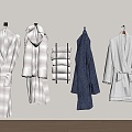 Bathrobe Towel 3d model