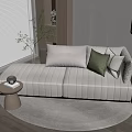 Modern chaise longue 3d model