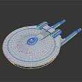 Cosmic Spacecraft Model NCC 2120 With Detailed Design For Space Exploration
