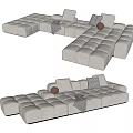 Modern Minotti Combination Sofa 3d model