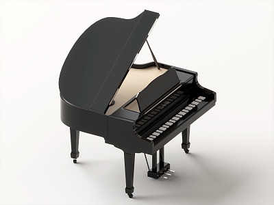 grand piano 3d model