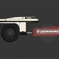 Dynavac Red And White Compact Industrial Cleaning Machine Design 3d model