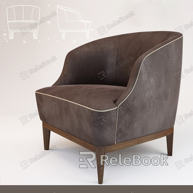 Sofa chair model