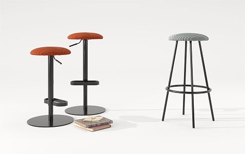 Modern Bar Stool 3d model