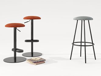 Modern Bar Stool 3d model