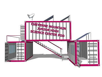 INDUSTRIAL LOFT CONTAINER CONSTRUCTION model