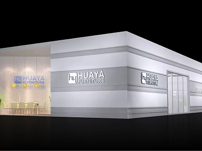 Modern HUAYA Furniture Showroom Presents Stylish Comfortable High Quality Lounge Chairs For Home Decoration 3d model