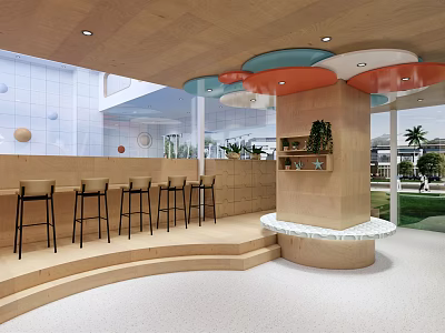 Swimming Pool Modern Leisure Area 3d model