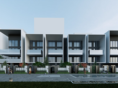 Modern Townhouse model