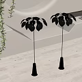 Modern Floor Lamps With Petal Shaped Shades Metal Cone Bases For Living Room Decor