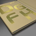 Modern Notebook Cowhide Notebook 3d model
