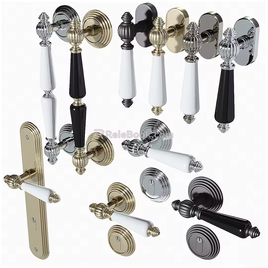 Jane O door handle door handle 3d model