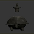 Hliquor jug turtle wine jug iron jug iron jug realistic 3d model