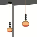 Nordic Middle Style Chandelier 3d model
