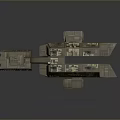 Detailed Sci Fi Spaceship 3D Model With Futuristic Mechanical Design