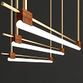 Modern chandelier TUBUS contact 3d model