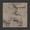Natural Garden Landscape Design Featuring Mountainous Terrain And Detailed Textured Surface