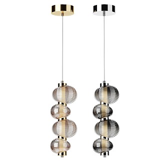 Modern Simple Light Luxury Chandelier 3d model