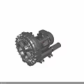 High Efficiency Industrial Equipment With Metal Motor And Impeller Structure