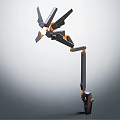 Modern Sci-Fi Equipment Sci-Fi Components High-Tech Components 3d model