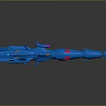 Modern Spaceship Spacecraft 3d model