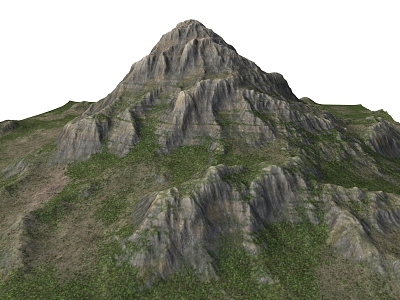 Mountain Peak Alpine Peak Geopark 3d model