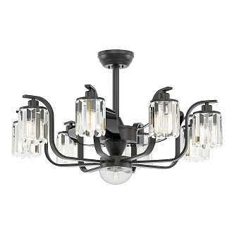 Modern chandelier 3d model