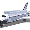 Space shuttle Endeavour space vehicle 3d model