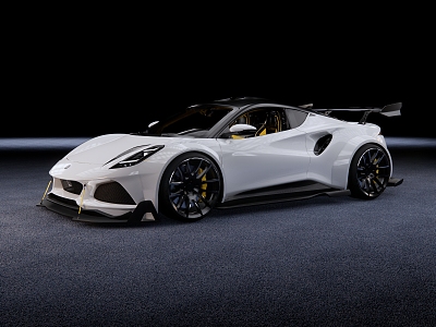 Modern sports car Lotus Super sports car 3d model