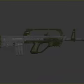 Advanced Green Tactical Rifle with Ergonomic Grip Metal Barrel and Textured Surface