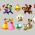Classic Nintendo Game Characters Hanging Decorative Ornaments For Home Decor