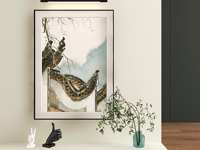 New Chinese Decorative Painting model