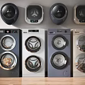 Modern washing machine 3d model