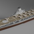 World War II aircraft carrier 3d model