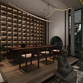 Modern Elegant Boutique Store Interior With Display Shelves Lighting And Decorative Elements