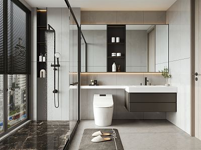 Modern toilet 3d model