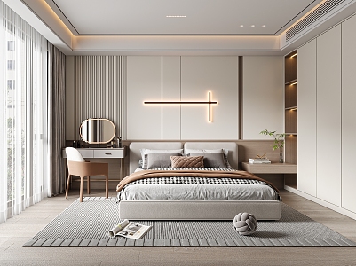 Modern Bedroom 3d model