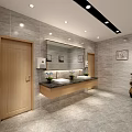 Modern Luxury Real Estate Sales Office With Property Sand Table And Elegant Reception Area