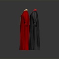 Academic clothing, clothing, daily necessities, daily necessities 3d model