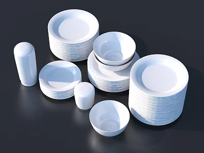 Modern kitchen utensils 3d model