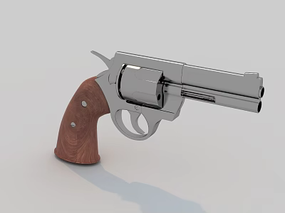 The modern pistol. 3d model