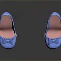 Blue High Heels With Bow And Sparkly Rhinestone Decor For Women Fashion