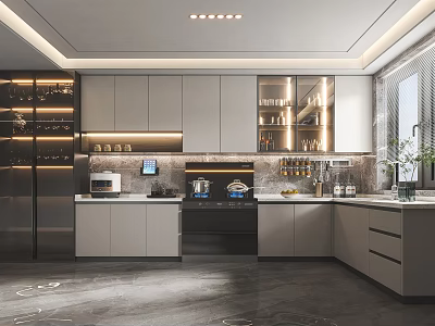 Modern Kitchen 3d model