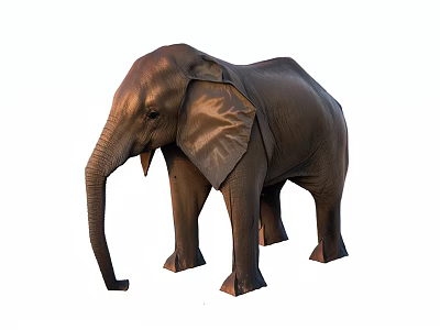 Realistic Brown Reptile Model With Detailed Skin Features And Texture 3d model