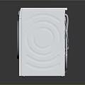 Haier White Front Loading Washing Machine With Digital Control Panel Home Appliance