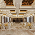 Modern Ballroom 3d model