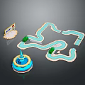 Game Environment Game Scene Fairy Tale Scene Fairy Tale Magic Scene Magic Item Fantasy Scene 3d model