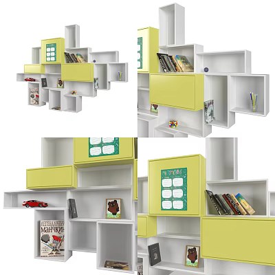 Modern hanging cabinet 3d model Modern hanging cabinet 3d model